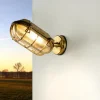 Lido Wandleuchte Außen Messing Maritim Haus wetterfest< Metall Lampen|Messinglampen
