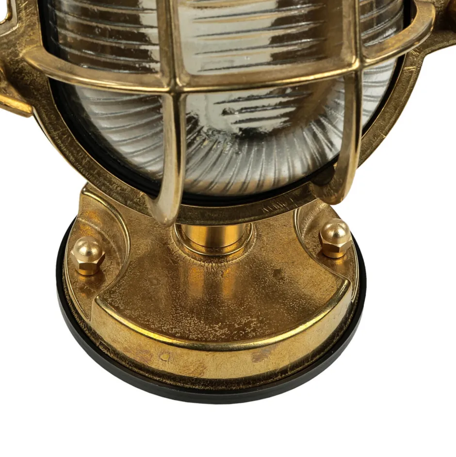 Lido Wandleuchte Außen Messing Maritim Haus wetterfest< Metall Lampen|Messinglampen