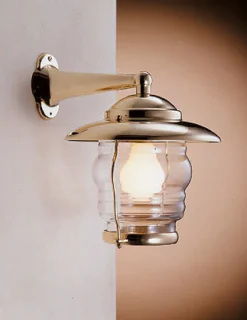 Außenleuchten Antik|Außenleuchten Messing*Laura Suardi Wandleuchte Außen Messing Maritim IP43 Eingang