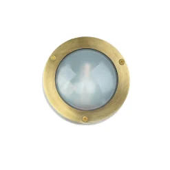 Lido Wandleuchte Außen rostfreies Messing G9 Haus AGIA< Rustikale Lampen|Metall Lampen