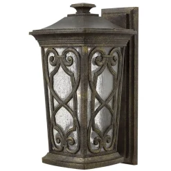 Vintage Lampen|Rustikale Lampen*Elstead Wandleuchte Außen Rustikal Terrasse Haustür Braun