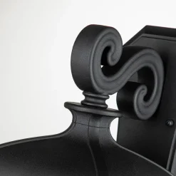 Elstead Wandleuchte außen Schwarz 42,2 cm hoch IP44 E27< Gartenlaternen|Außenwandleuchten