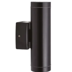 Lido Wandleuchte außen Up Down H: 21 cm IP64 Messing massiv< Außenwandleuchten|Messinglampen