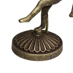 Giovanni Battista Wandleuchte aus Echt-Messing Antik Bronze Putti< Wandleuchten|Esszimmer Lampen