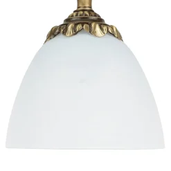 Giovanni Battista Wandleuchte aus Echt-Messing in Bronze Beatrice< Wandleuchten|Küchenlampen