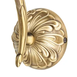 Giovanni Battista Wandleuchte aus Echt-Messing in Bronze Beatrice< Wandleuchten|Küchenlampen