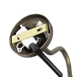 Giovanni Battista Wandleuchte aus Messing in Bronze Antik< Metall Lampen|Messinglampen