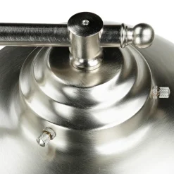 Rustikale Lampen|Metall Lampen*Lido Wandleuchte aus Messing IP43 Maritim in Nickel