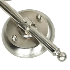 Rustikale Lampen|Metall Lampen*Lido Wandleuchte aus Messing IP43 Maritim in Nickel