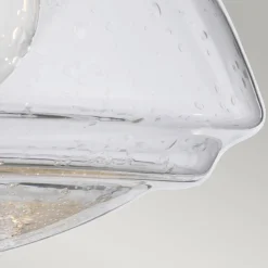 Elstead Wandleuchte Bad H: 22,1 cm IP44 E27 Chrom aus Metall Regenglas< Wandleuchten|Badezimmer Lampe