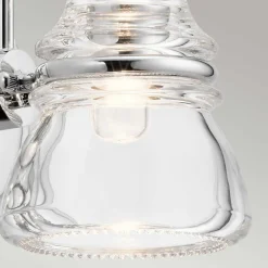 Wandleuchten|Badezimmer Lampe*Elstead Wandleuchte Bad LED G9 IP44 H: 16,3 cm Chrom poliert