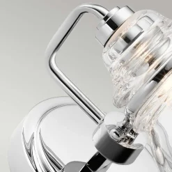 Wandleuchten|Badezimmer Lampe*Elstead Wandleuchte Bad LED G9 IP44 H: 16,3 cm Chrom poliert