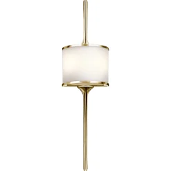 Elstead Wandleuchte Bad Messing poliert B:20cm IP44 ARYA< Wandleuchten|Badezimmer Lampe