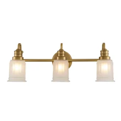 Wandleuchten|Badezimmer Lampe*Elstead Wandleuchte Badezimmer 61 cm lang mit 3x G9 LED 3000 K