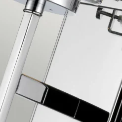 Wandleuchten|Glaslampen*Elstead Wandleuchte Badezimmer Chrom 56 cm hoch E27 IP44