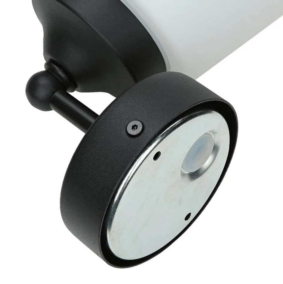 Glaslampen|Feuchtraumleuchten*Nowodvorski Wandleuchte Badezimmer Weiß Schwarz Metall IP44