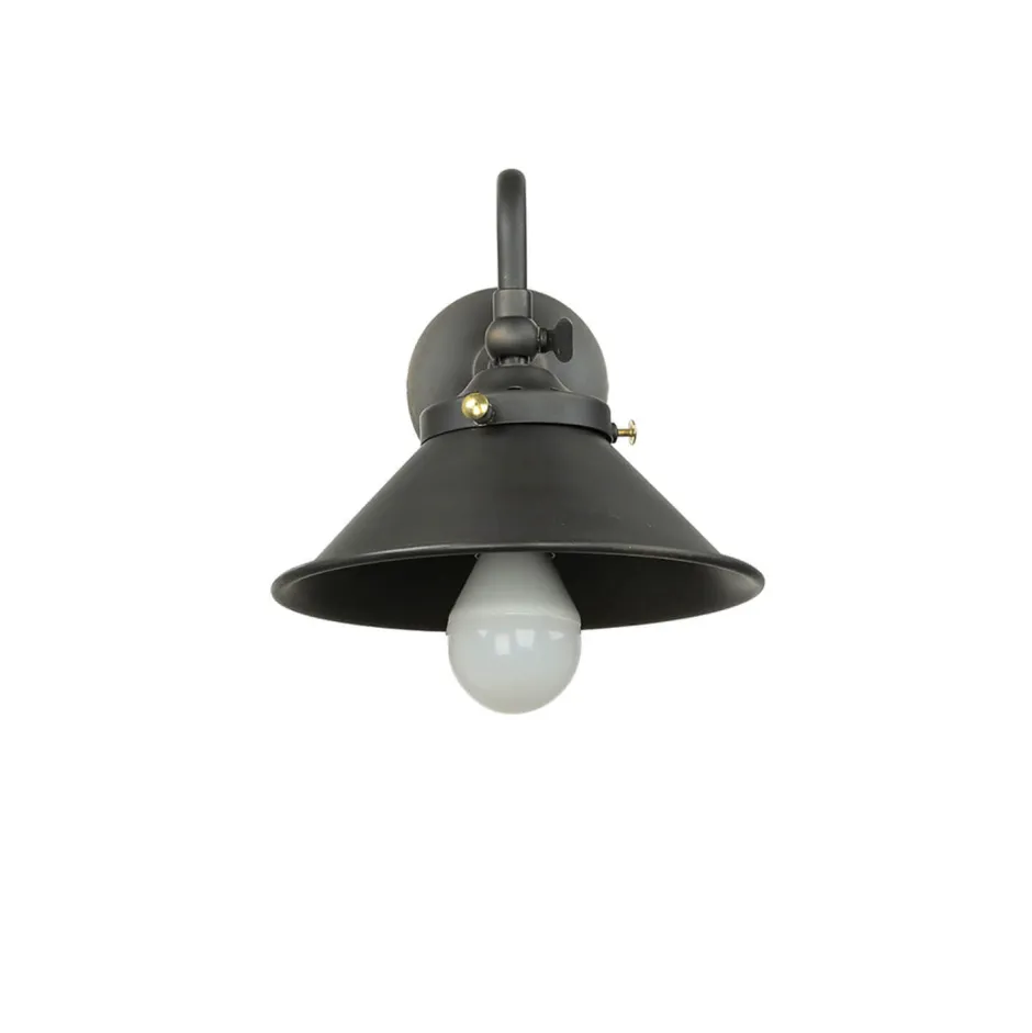 Wandleuchten|Esszimmer Lampen*Giovanni Battista Wandleuchte Bronze Dunkel aus Echt-Messing