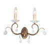 Designerlampen|Kristalllampen*Elstead Wandleuchte CANDELA 11 Bronze Wohnzimmer Lampe