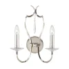 Elstead Wandleuchte CANDELA 12 Echt-Messing Nickel Lampe< Designerlampen|Messinglampen