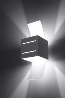 Wandleuchten|Flurlampen*Sollux Wandleuchte CARLO in Grau