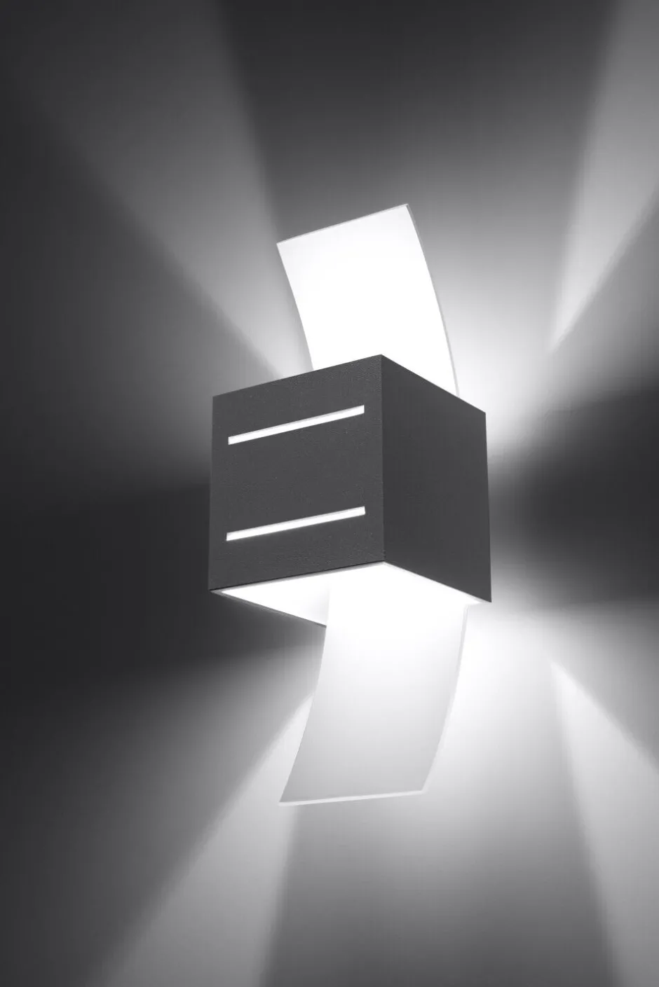 Wandleuchten|Flurlampen*Sollux Wandleuchte CARLO in Grau