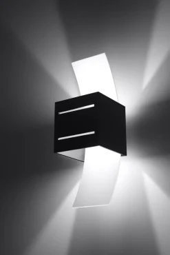 Wandleuchten|Flurlampen*Sollux Wandleuchte CARLO in Schwarz