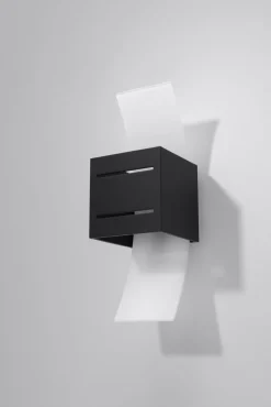 Wandleuchten|Flurlampen*Sollux Wandleuchte CARLO in Schwarz