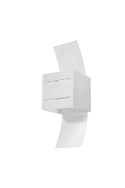 Sollux Wandleuchte CARLO in Weiß< Wandleuchten|Flurlampen