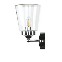 Wandleuchten|Glaslampen*Nowodvorski Wandleuchte Chrom Glas Klar Bali