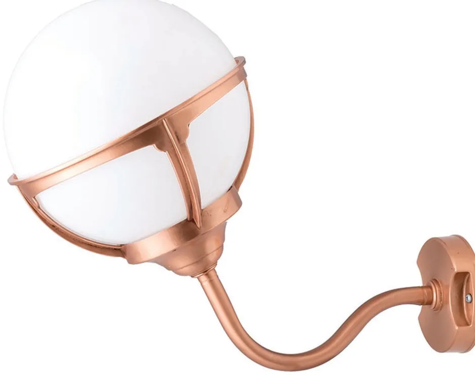 Lido Wandleuchte Echt-Messing IP43 Vintage ALONNISOS< Außenwandleuchten|Vintage Lampen