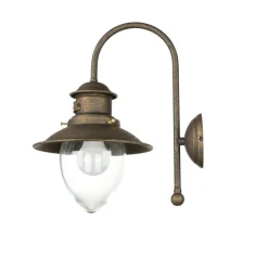 Wandleuchten|Esszimmer Lampen*Giovanni Battista Wandleuchte Echt-Messing in Bronze Antik Al Mare