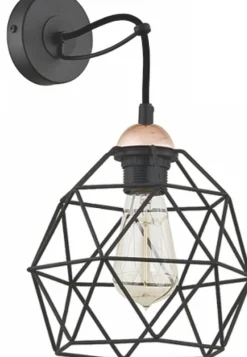 TK Lighting Wandleuchte GALAXY Schwarz Metall Modern Design< Wandleuchten