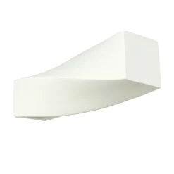 Wandleuchten|Flurlampen*Sollux Wandleuchte Gips bemalbar Weiß E27 TAURUS