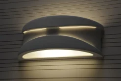 Sollux Wandleuchte Gips bemalbar Weiß Lichtmuster< Wandleuchten|Flurlampen