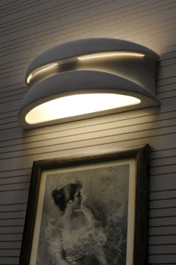 Sollux Wandleuchte Gips bemalbar Weiß Lichtmuster< Wandleuchten|Flurlampen