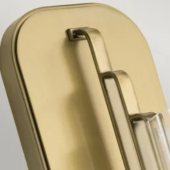 Wandleuchten|Metall Lampen*Elstead Wandleuchte Glas Metall E14 35,5 cm hoch Jugendstil