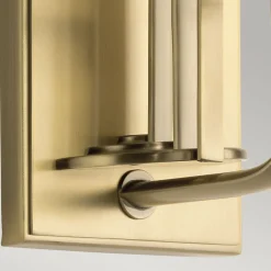 Wandleuchten|Metall Lampen*Elstead Wandleuchte Glas Metall E14 35,5 cm hoch Jugendstil