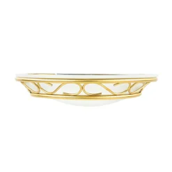 Easylight Wandleuchte Glas Schirm in Weiß Messing< Wandleuchten|Flurlampen