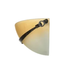 Elstead Wandleuchte Glas Schirm Orange Bronze Rustikal innen< Wandleuchten|Flurlampen