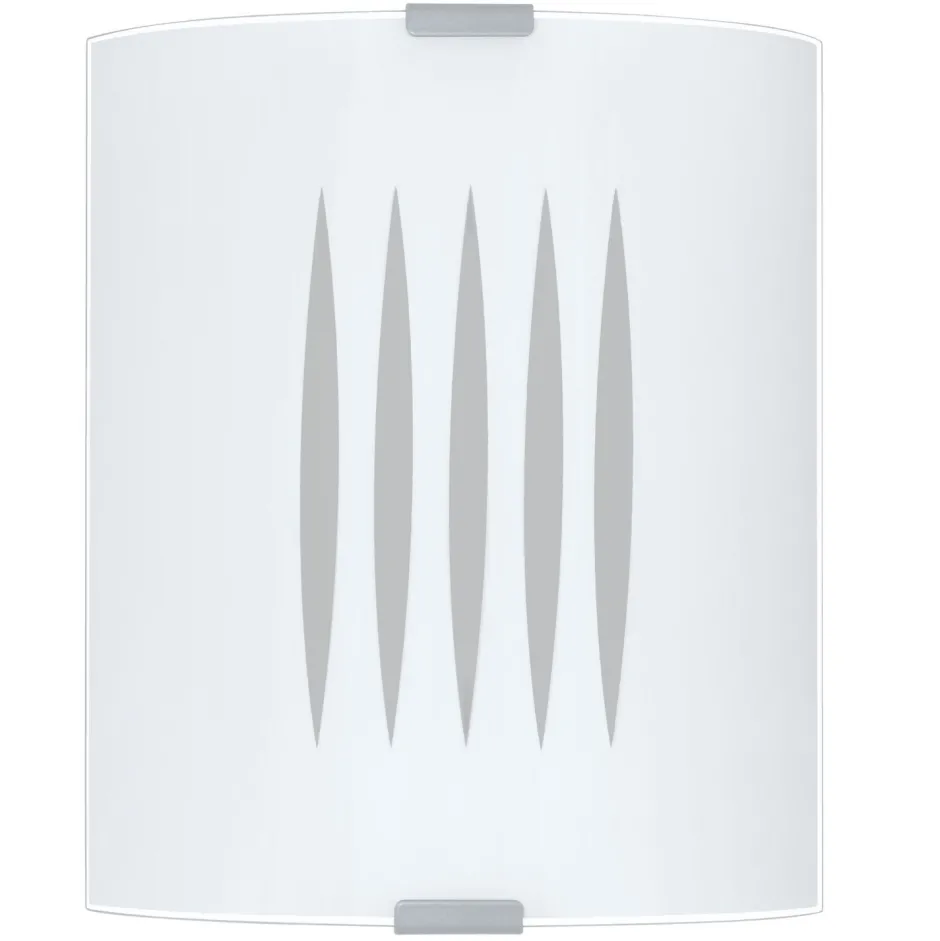 Eglo Wandleuchte Grafik Mit Streifen Weiß< Wandleuchten|Flurlampen