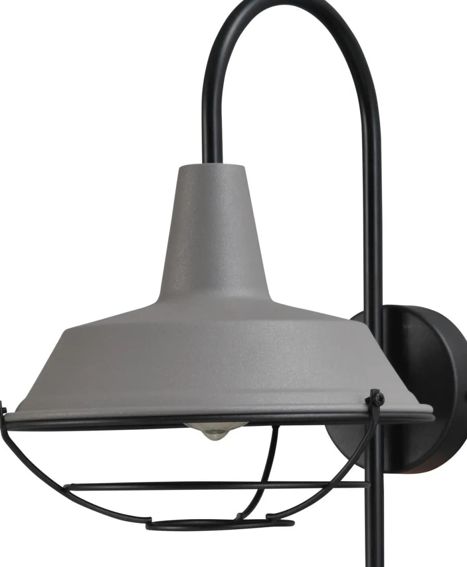 Wandleuchten|Küchenlampen*Masterlight Wandleuchte Grau PRATO Handarbeit Ø25cm Industrie