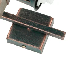 Luminex Wandleuchte HAKON Kupfer Antik Echt Holz Metall< Wandleuchten|Küchenlampen