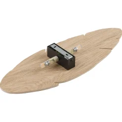 TK Lighting Wandleuchte Holz Deko 51 cm Blatt indirektes Licht Boho< Flurlampen|Holzlampen