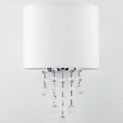 Wandleuchten|Flurlampen*Searchlight Wandleuchte im Jugendstil weiß