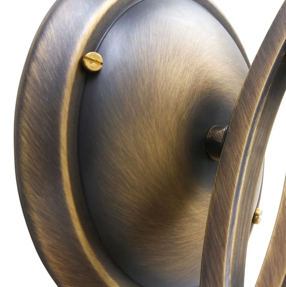 Steinhauer Wandleuchte in Bronze Creme T:28 cm E27 Klassisch< Wandleuchten|Flurlampen