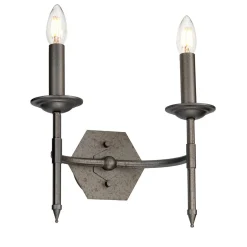 Elstead Wandleuchte in Eisen antik Metall Rustikal dekorativ< Wandleuchten|Rustikale Lampen