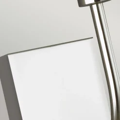 Elstead Wandleuchte in Nickel Weiß Metall Stoff E14 Jugendstil< Wandleuchten|Stofflampen