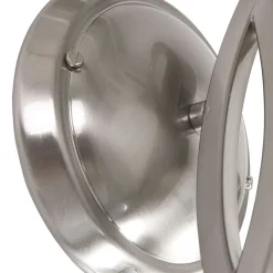 Wandleuchten|Flurlampen*Steinhauer Wandleuchte in Stahl Weiß H:31 cm E27 Klassisch