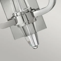 Wohnzimmerlampen|Metall Lampen*Elstead Wandleuchte innen 45 cm hoch Metall Kristall 2x E14