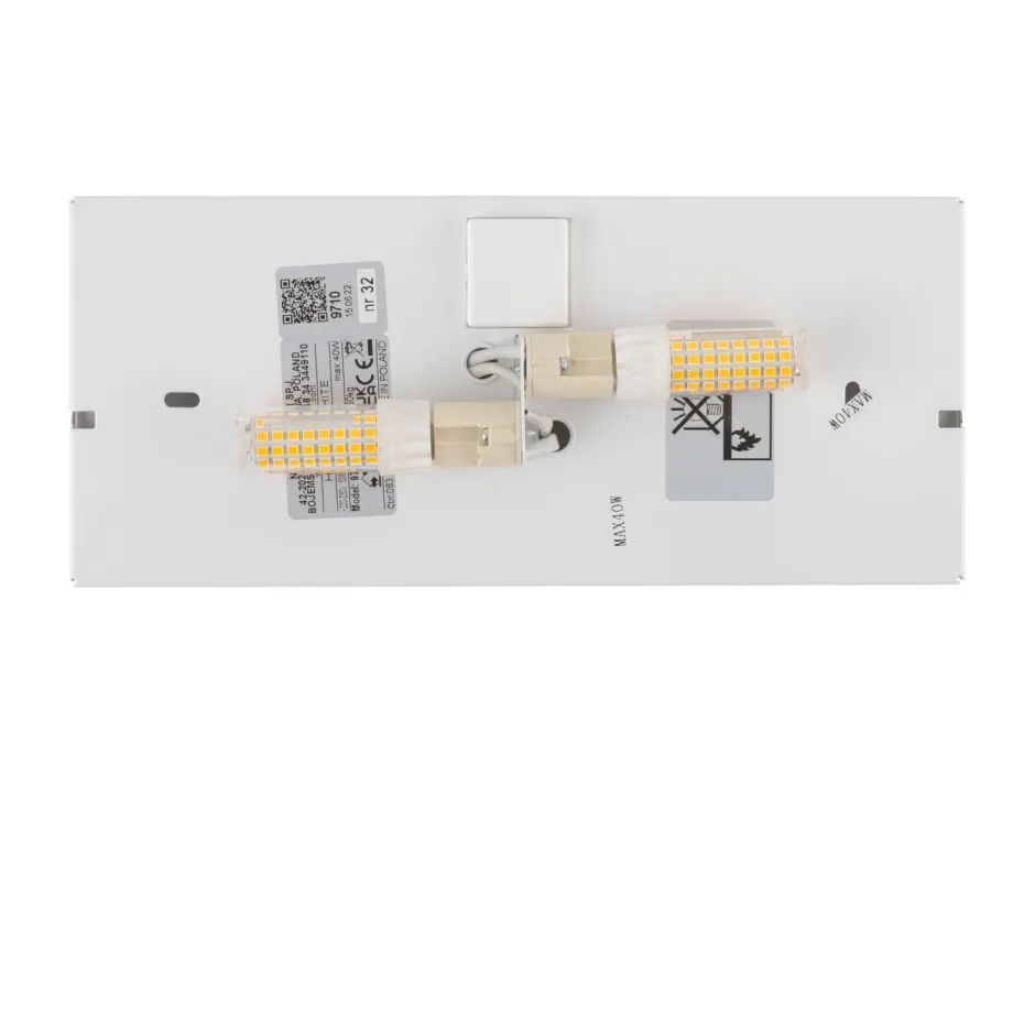 Metall Lampen|Schlafzimmer Lampen*Nowodvorski Wandleuchte innen 2-flammig Up Down in Gold 2x G9 Treppe Flur